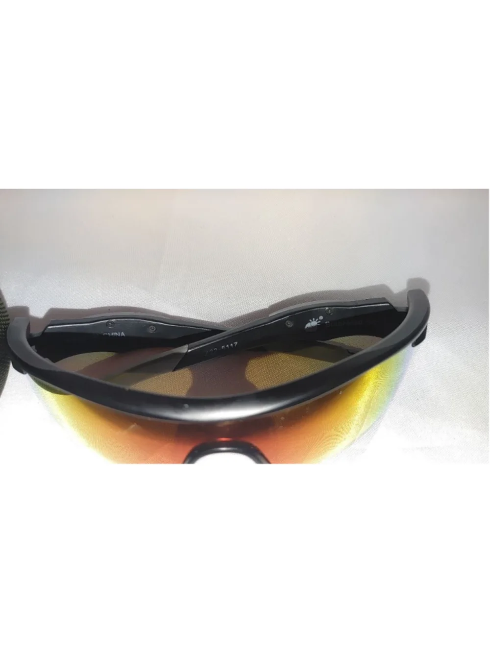 Battle Vision Wrap Around Sunglasses by Bulbhead Unisex - Picture 3 of 4